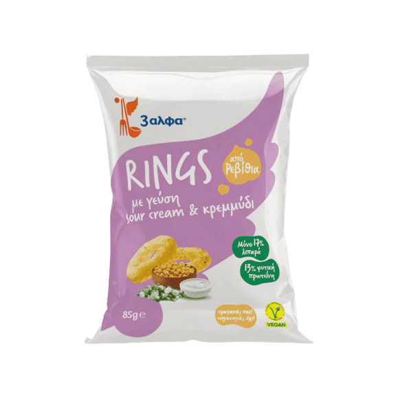 Zwiebelringe aus Kichererbsen (85g) 3 Alfa - Araxxon